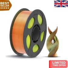 1KG Silk PLA Filament 1.75mm - Astonishing Gradient Finish for Stunning Prints