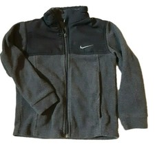 Nike Full Zip Sweater Boys Size S Gray