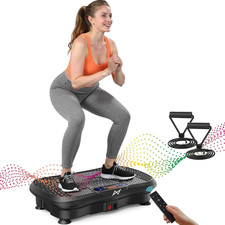 Vibration Plate Fitness Platform Exercise Machine Vibrating Shaking Full Body Sh