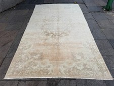 Turkish Beige and Gray Color Rug 5'3"x8'11" feet,058