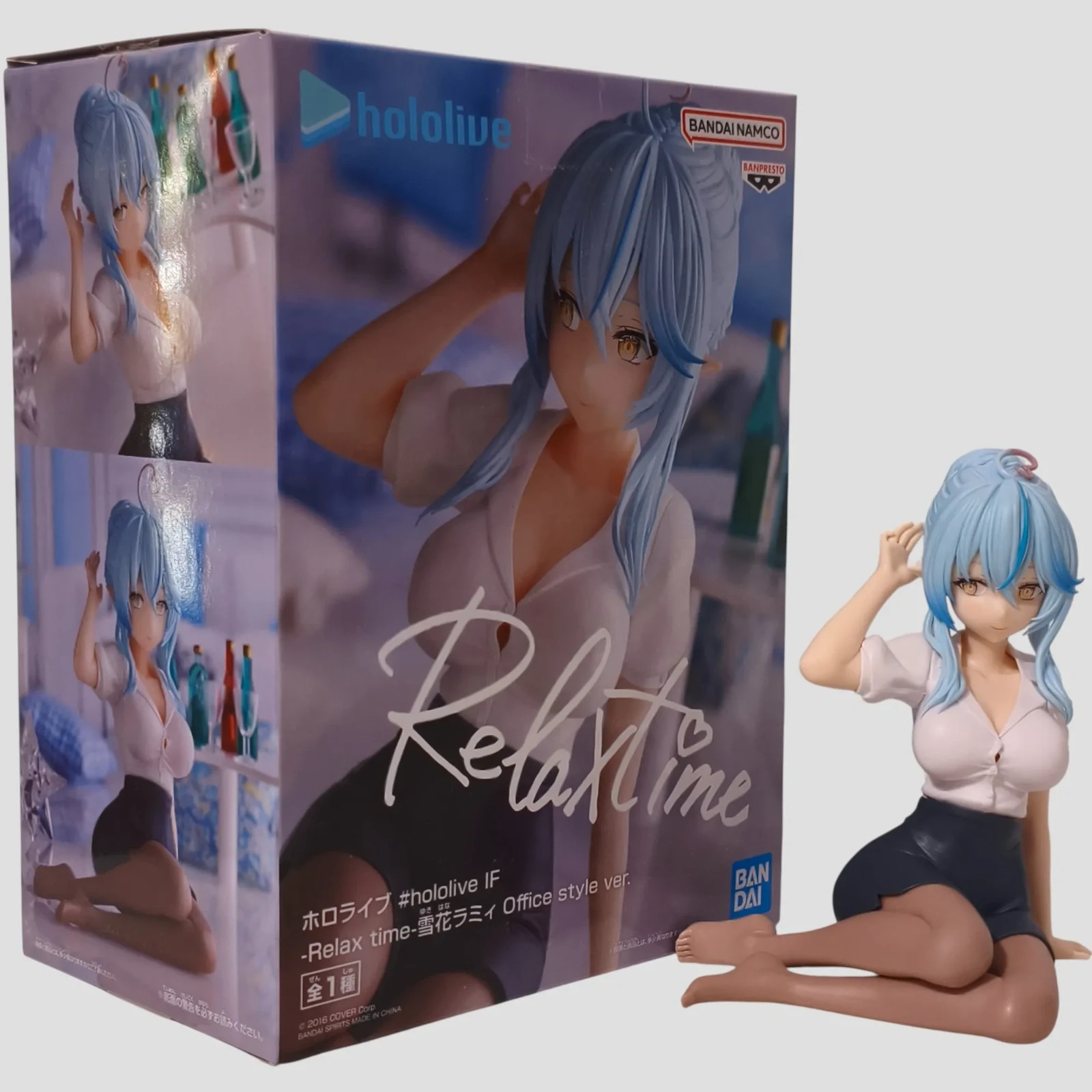 Figurine Yukihana Lamy Hololive avec finitions de peinture haut de gamme et costume détaillé