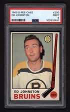 1969 OPC #200 ED JOHNSTON PSA 9 MINT