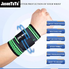 1PCS Nylon Elastic Sports Wrist Brace Support Wristbands Sweatbands
