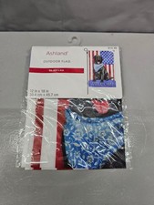 Ashland Outdoor Garden Flag 12x18 Dog Patriotic Welcome New in Package
