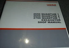 Link-Belt Model 2700 Quantum 1 Excavator Shop Service Repair Manual