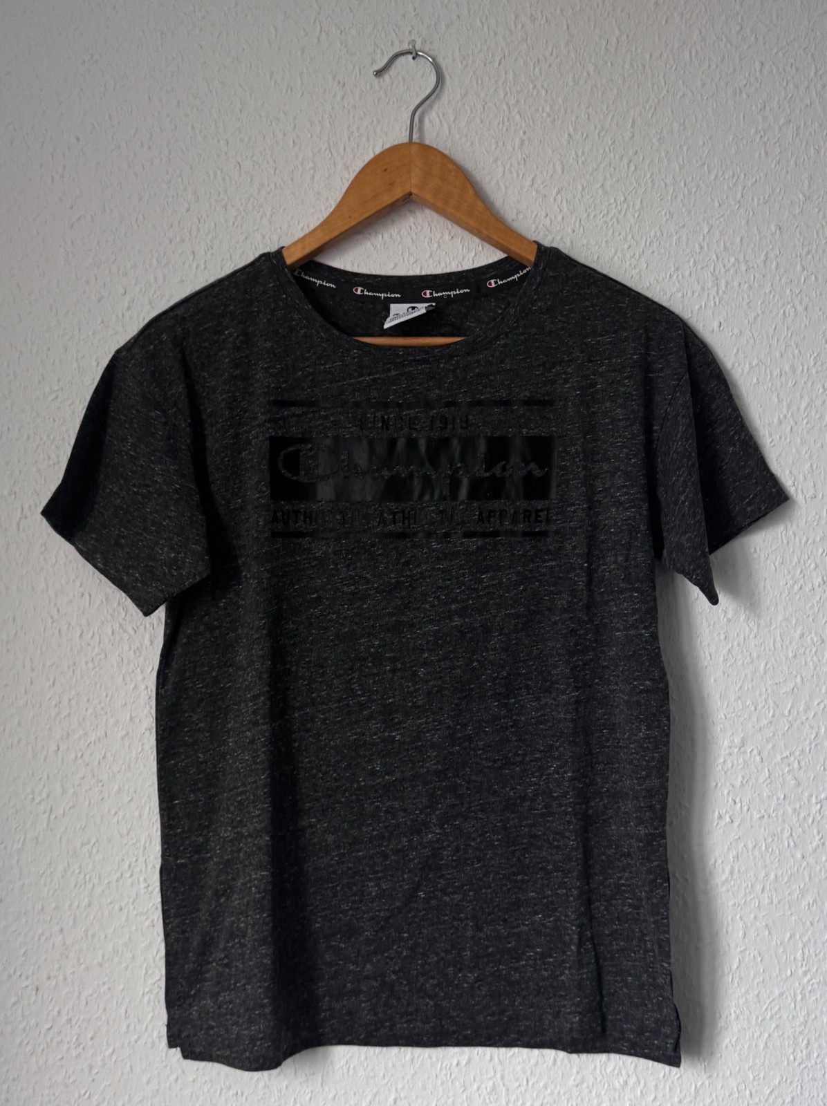 Champion "Authentic Athletic Apparel" Men's Heather Charcoal T-Shirt - XS image 5