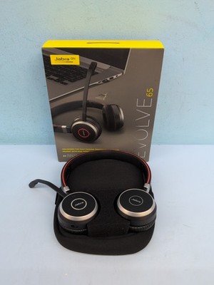 JABRA EVOLVE 65 Stereo Bluetooth Wireless Headset Black
