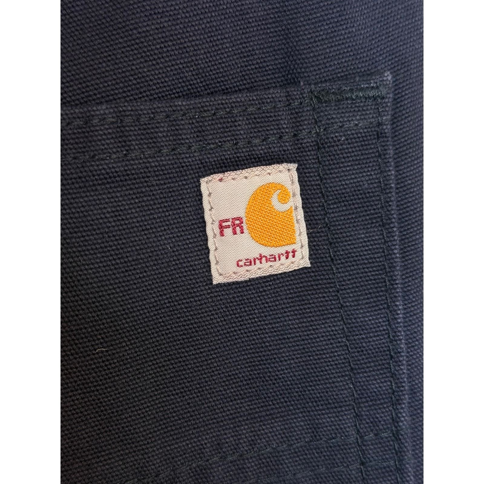 Carhartt Womens FR Rugged Flex Canvas Pants Dark Navy 102689-410 Size ...