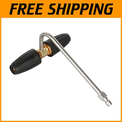 #ad Premium Brass Pressure Washer Gutter Cleaner with Rotating Nozzles Fast Action $51.97