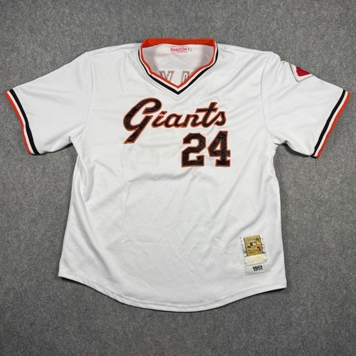 Mitchell & Ness Willie Mays San Francisco Giants 1951 Jersey White Mens 54 USA