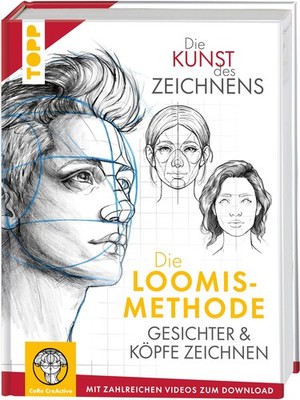 Die Kunst des Zeichnens. Die Loomis-Methode. Gesichter & Köpfe zeichnen Mar ...