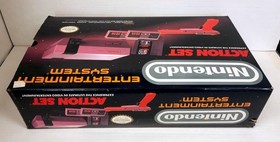 Caja Consola Vac&iacute;a Nintendo Entertainment System NES 1988 Juego de Acci&oacute;n Aut&eacute;ntico