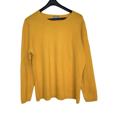 Include Peter Hahn Pullover Damen gr. 46 Gelb Kaschmir & Wolle Oberteil Pulli - Bild 1 von 4