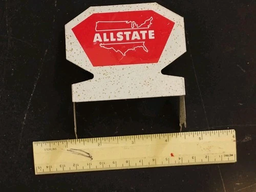 RARE NM MARX #5980 SEARS SHOPPING CENTER TIN BUILDING SIGN