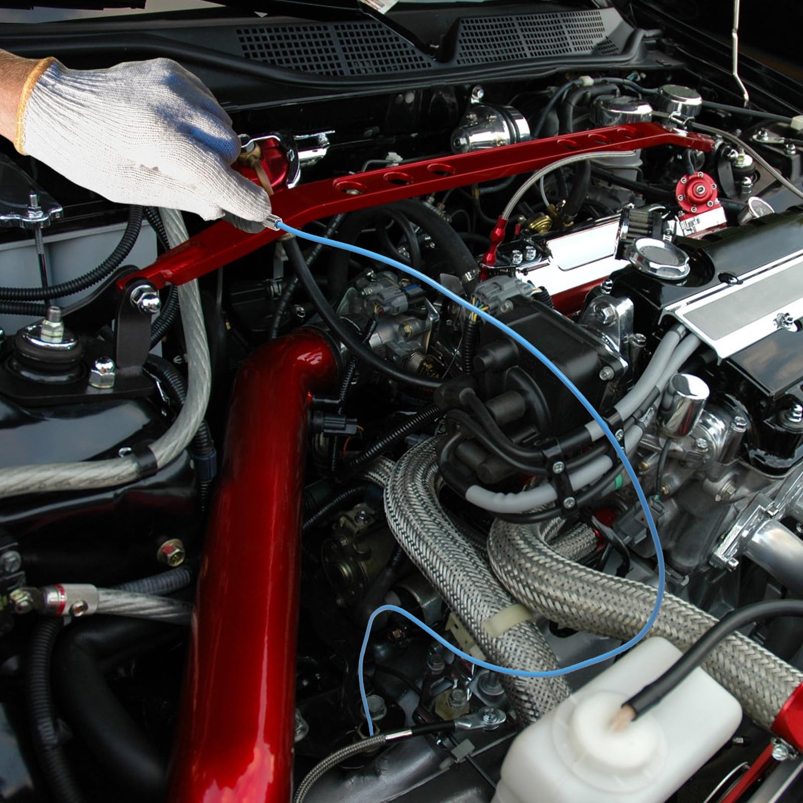 Flexible Magnetic Pickup Tool Set Various Sizes Mechanic Grabber Garage Workshop