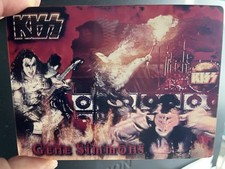 KISS⚡️RARE GENE SIMMONS HOLOGRAPHIC 3-D MOTION CARD !! 1999 Mint condition.