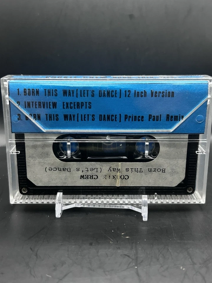 Cookie Crew - Born This Way [Let's Dance] 12" Remix + interview/cassette/rare - Image 2 of 4