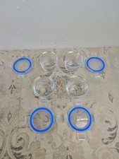 Amazon Basics ABL001 8 Piece Glass Storage Containers, 120 ml, 4 count (Pack of 