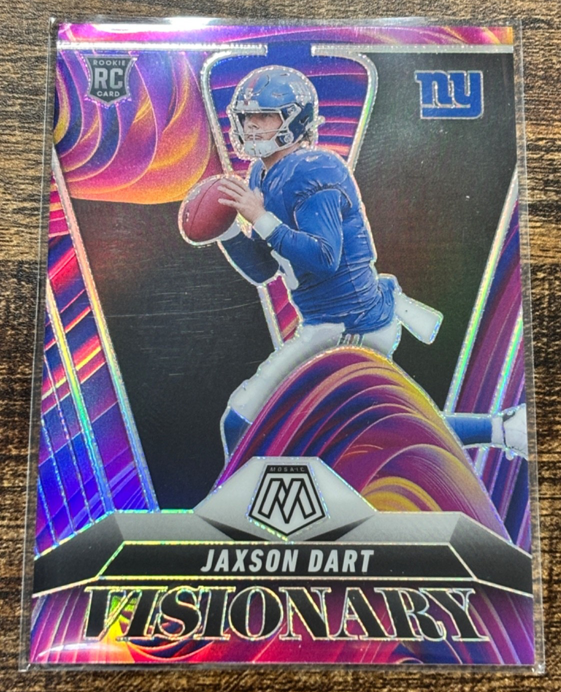 2025 Panini Mosaic Jaxson Dart #18 RC Rookie Visionary CASE HIT - FREE SHIPPING