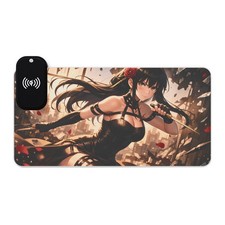Yor Forger Anime Spy x Family LED RGB Gaming Mouse Pad Desk Mat