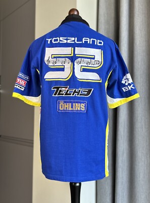 Toszland 52 Suomi Tech3 Racing Polo Shirt Logo Men's Size XL Toszland 52 Suomi Tech3 Racing Polo Shirt Logo Men's Size XL