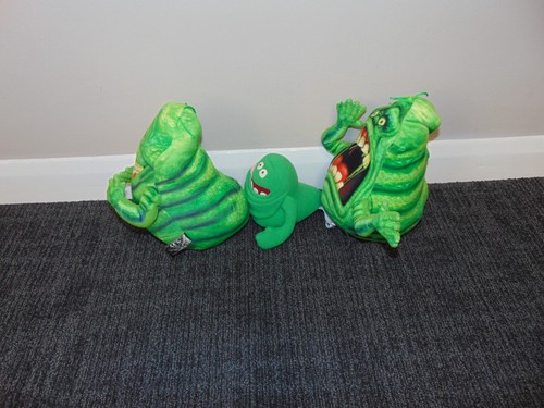 3 Ghostbusters Official Slimer Soft Plush Toys - Picture 10 of 11