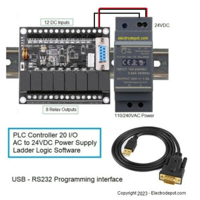 PLC Programmable Controller Training Starter KIT  Migro Programming SW online