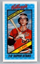 1980 Kellogg's 3-D Super Stars #57 Jack Clark San Francisco Giants Baseball Card
