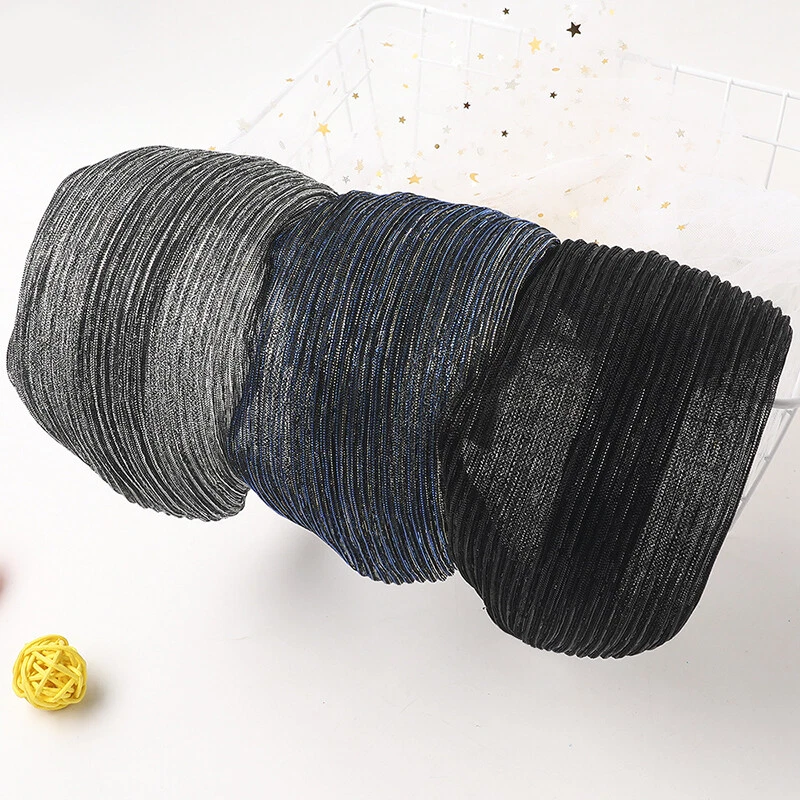 Moda Mujeres Diadema Ancha Encaje Brillante Diadema Banda para el Cabello Accesorios Envoltura para la Cabeza Foto 3 de 4