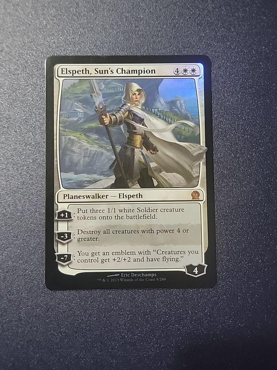 Elspeth Sun's Champion 1x FOIL THS MTG Theros Mythic MINT white Elspeth Sun's Champion 1x FOIL THS MTG Theros Mythic MINT white