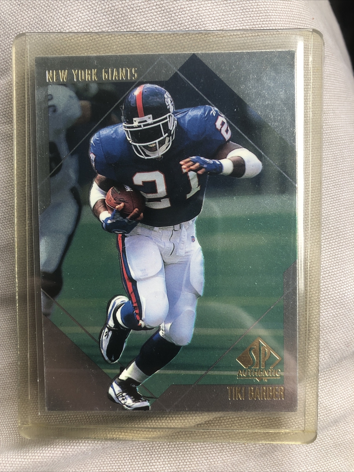 1997 SP Authentic 137 Tiki Barber Rookie