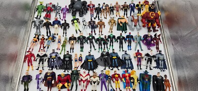 Lot of 120 DC Universe Justice League Unlimited Figures batman atomic skull
