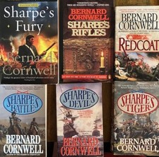 Bernard Cornwell 6 Book Set: Redcoat, Sharp's Tiger, Rifles, Fury, Battle, Devil