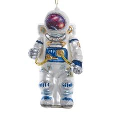 Astronaut Glass Ornament 5.5"