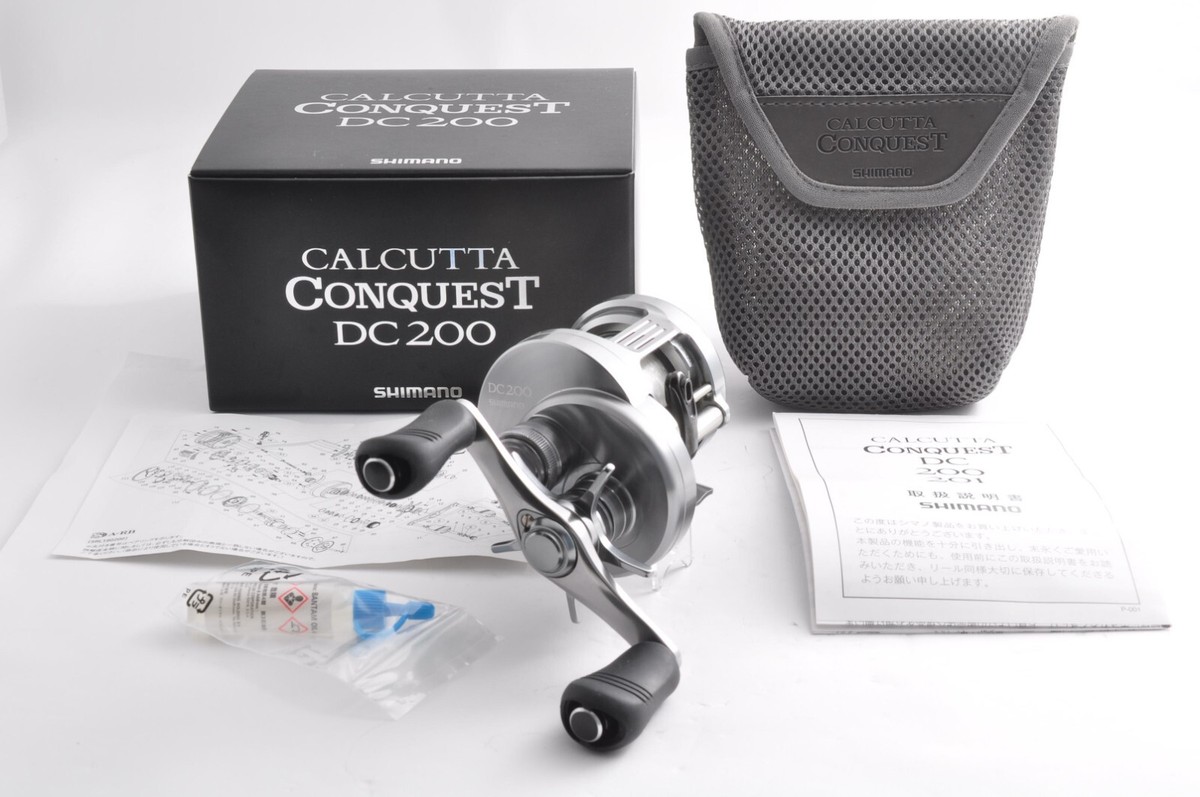 Shimano 19 Calcutta Conquest DC200 RH Near Mint Bait casting Shimano 19 Calcutta Conquest DC200 RH Near Mint Bait casting