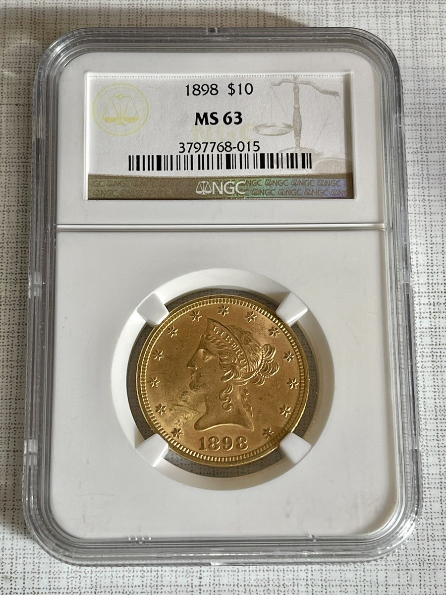 USA 1898 Liberty $10 Gold NGC MS63 SKU# 3473 | eBay