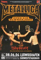 Metallica - Ludwigshafen, Tour 2004 | Konzertplakat | Poster