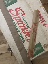 2” Wide Pom Pom vintage aluminum Christmas tree Replacement Sleeves Star USST Et