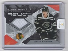 2021-22 Upper Deck Black Diamond Diamond Debut Relics Wyatt Kalynuk Rookie