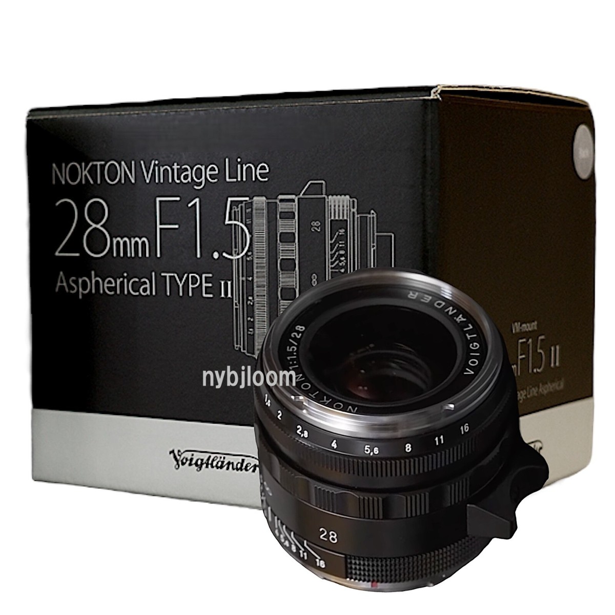 New VOIGTLANDER Nokton Vintage Line 28mm F1.5 Asph Type II