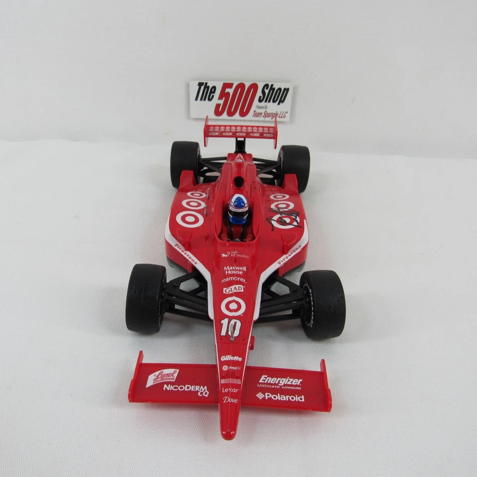Signed 2009 Dario Franchitti #10 Target Ganassi IndyCar 1:24 Hot Wheels DieCast - Image 4 of 4