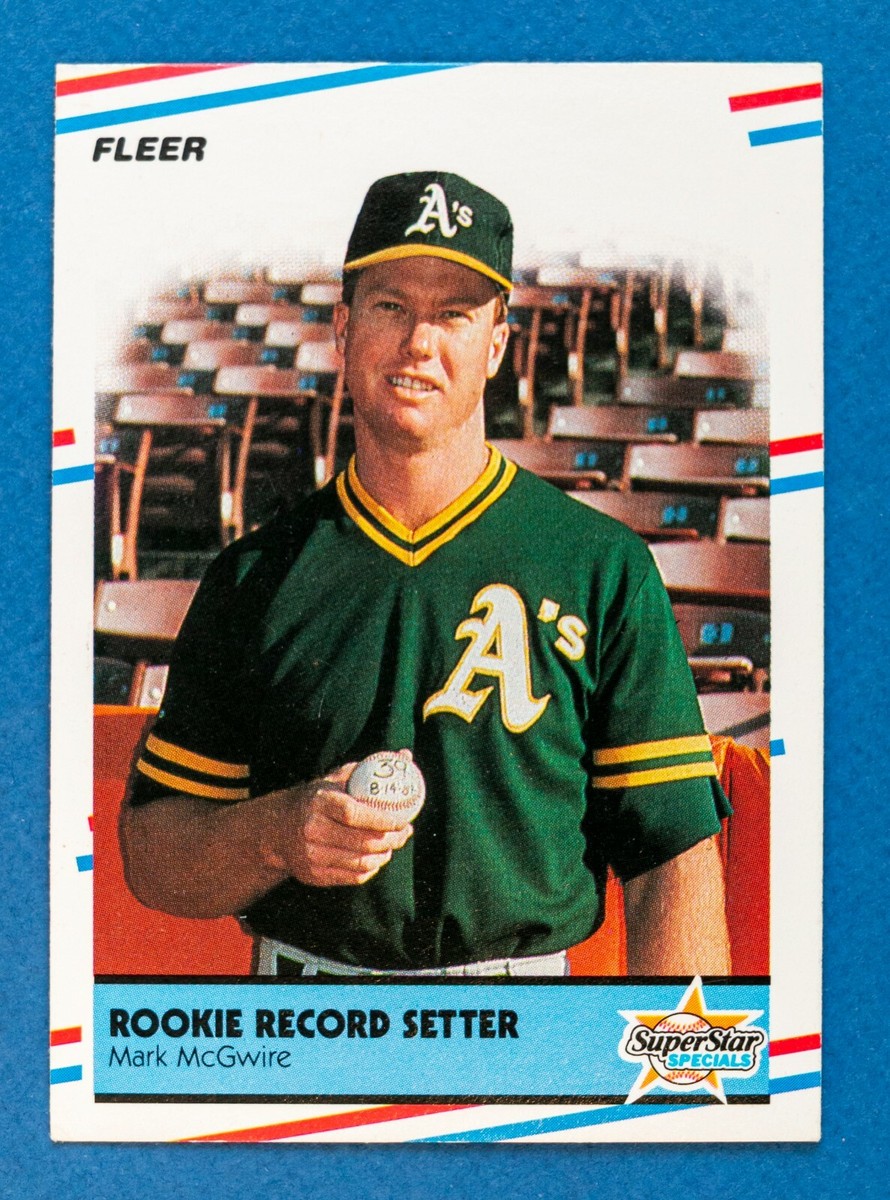 Mark McGwire #629 (1988 Fleer) Rookie Record Setter, Oakland