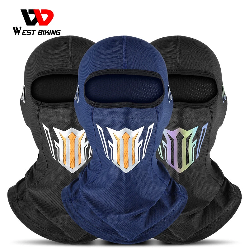 Cycling Cap Motorcycle Balaclava Ice Silk Sports Face Mask Cover Headgear Hat - Image 3 of 4