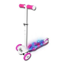 light burst pink and white scooter