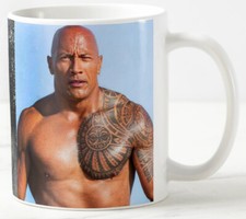 Dwayne Johnson - The Rock - Coffee mug - tea cup - funny - Hunk - Sexy - Gift