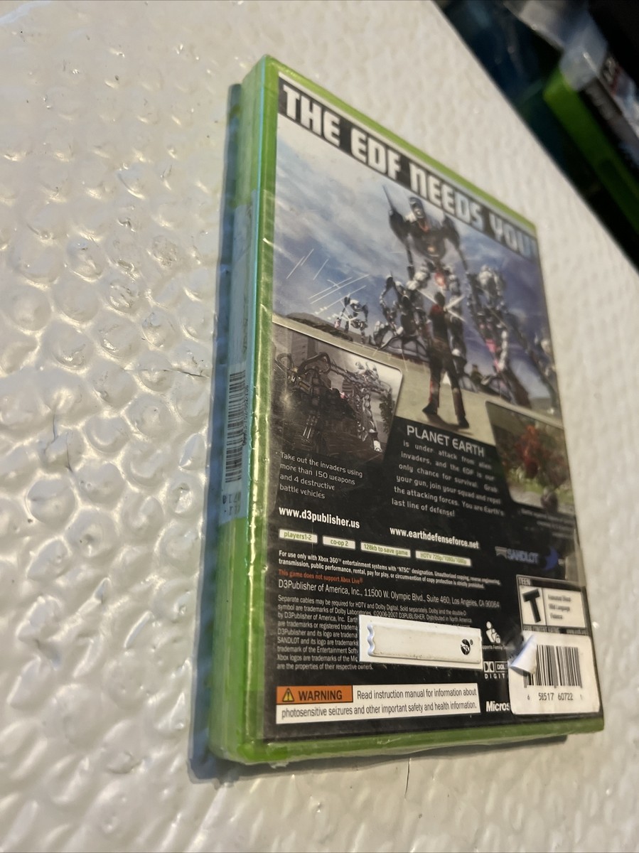 Earth Defense Force 2017 (Xbox 360 New Sealed Damaged Box