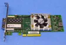 QLogic QLE2662-DEL 16GB 2 Port Fibre Channel Adapter w/ Transceivers Dell 1KPGF