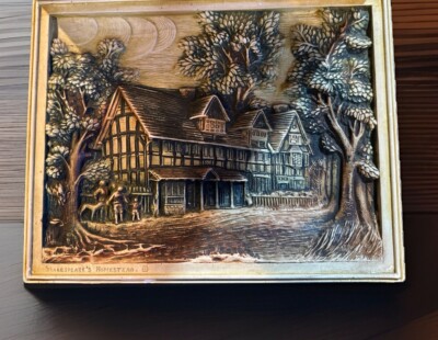 Antique Arthur Osborne Plaque IVOREX Wall Decor Made In England. 11  X 8 