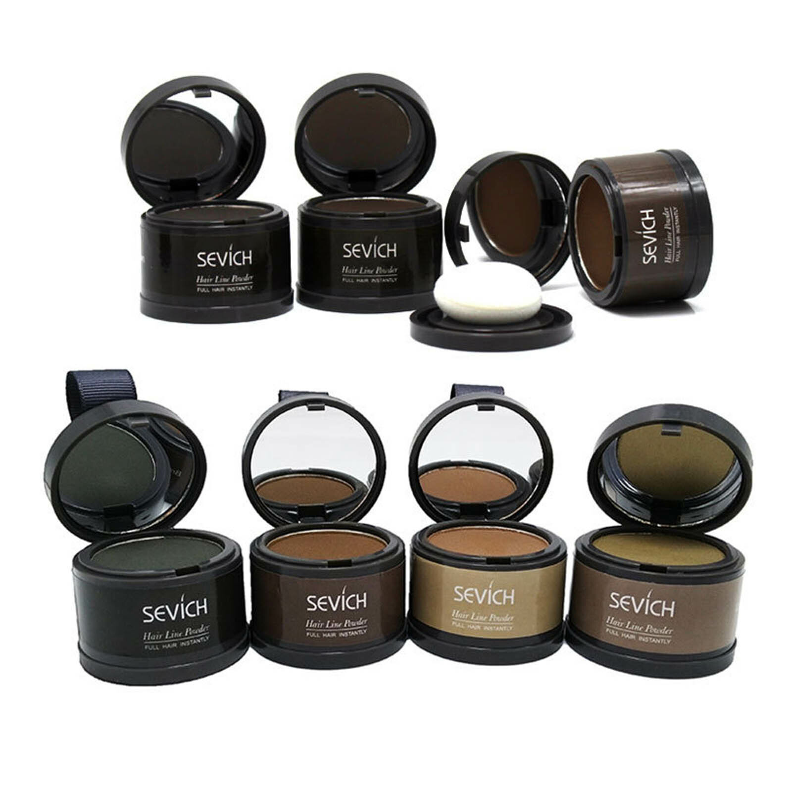 2pcs Instantly Hair Shadow - Sevich Hair Line Powder with Puff Touch - 4g |  eBay