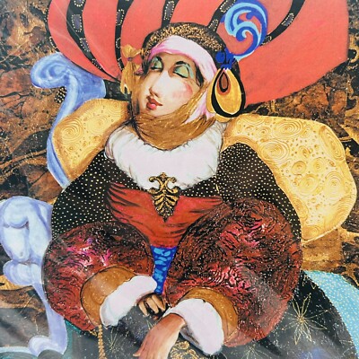 Original Art Print Signed Martinique I Claudia Lithograph OPEN Edition Venetian